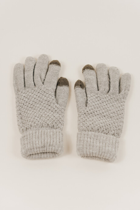 Guantes Gris