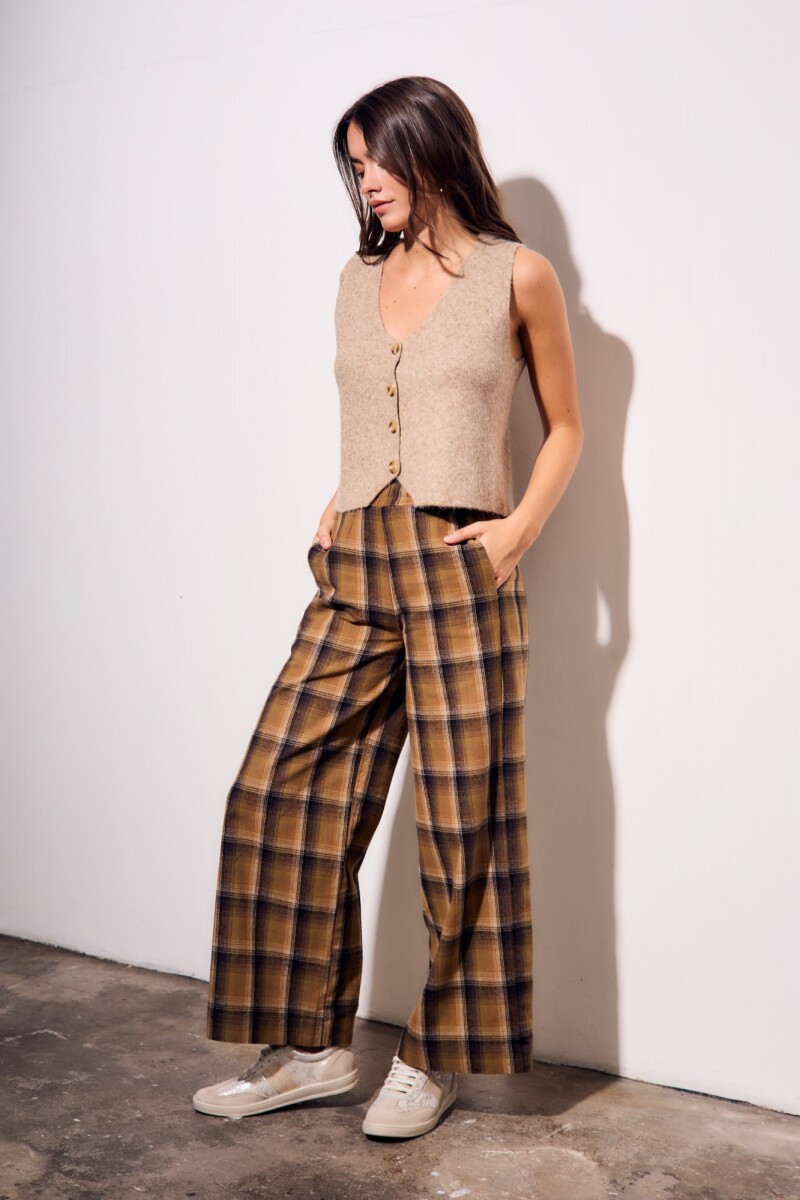 Pantalon Cuadros Multi