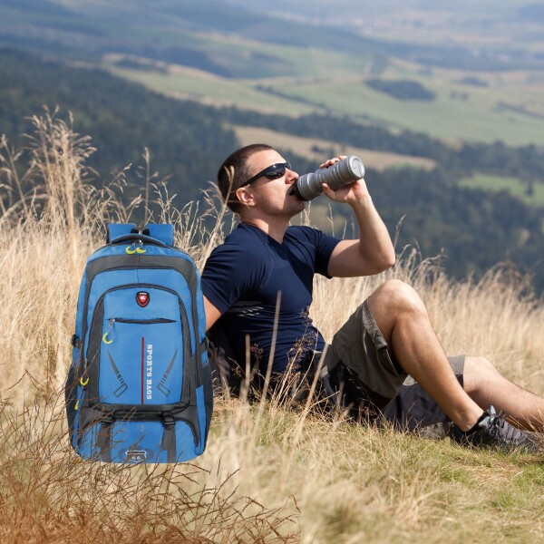 Mochila Urbana Deportiva Clemur 50 Lts Senderismo Camping Escolar Color Azul Diseño De La Tela Lisa Clemur Mochila Urbana Deportiva Clemur 50 Lts Senderismo Camping Escolar Color Azul Diseño De La Tela Lisa Clemur