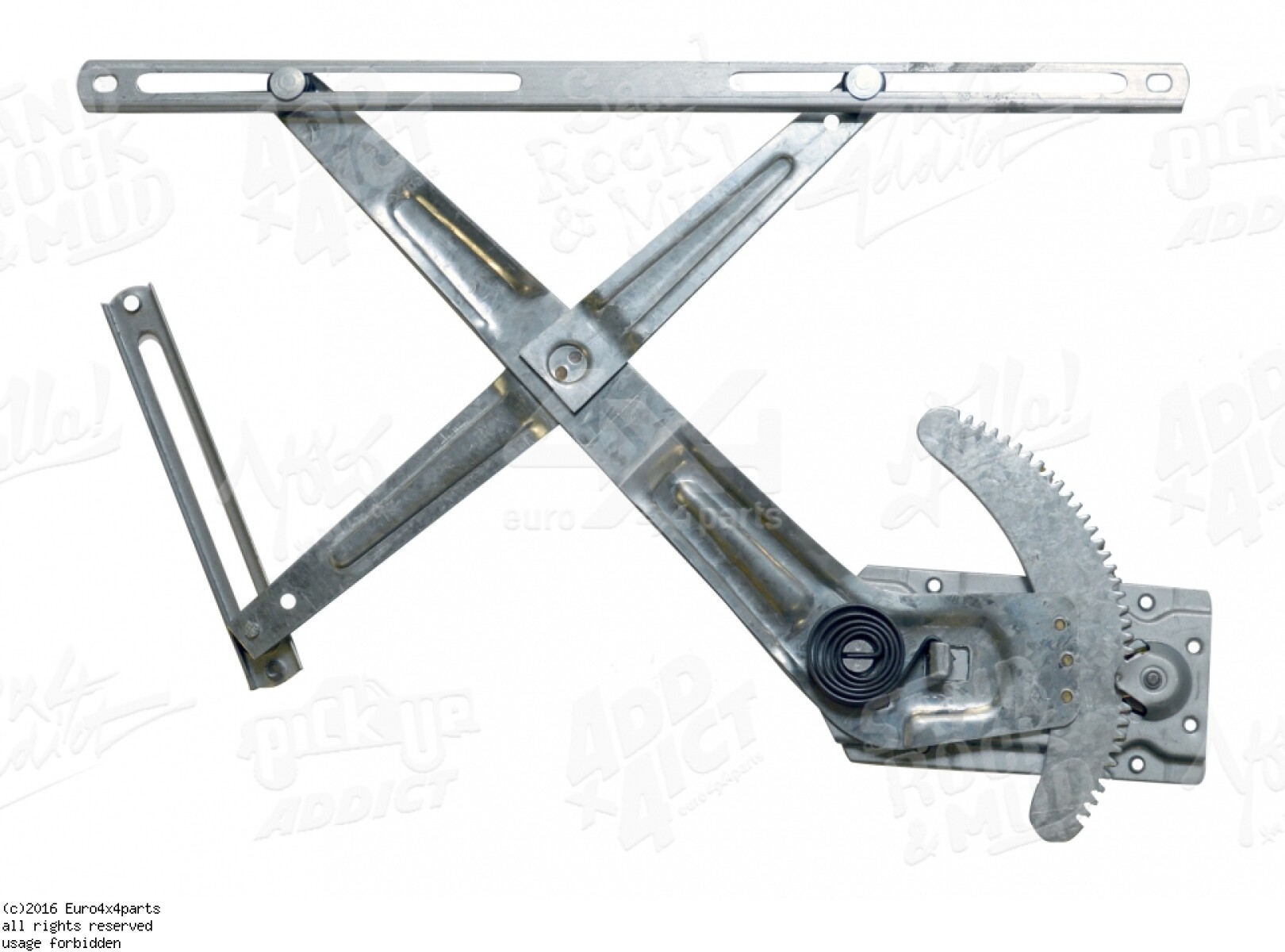 MAQUINA LEVANTA CRISTAL MITSUBISHI L200 89/96 DERECHA MECANICA - 