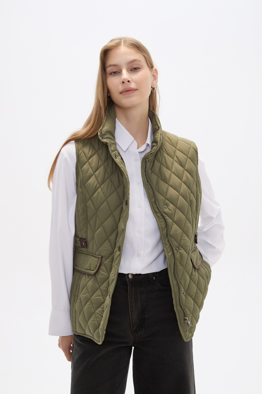 Chaleco Claunet Verde Oliva Oscuro