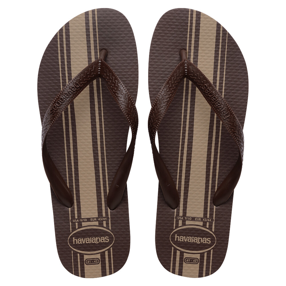 Sandalias Havaianas Color Essential Hombre Marron Oscuro/Marron Oscuro