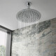 ROSETA 40CM ACERO INOX REDONDA BAÑO BRILLO 000