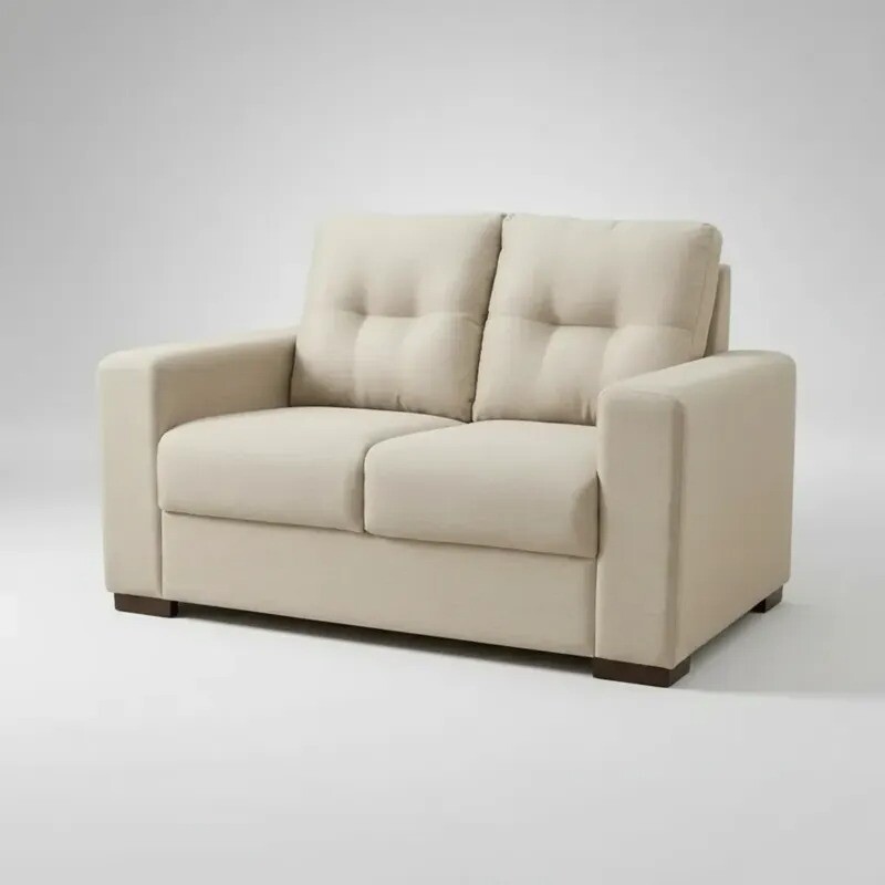 SOFA 2 CUERPOS - TAPIZADO TELA CLARA SOFA 2 CUERPOS - TAPIZADO TELA CLARA