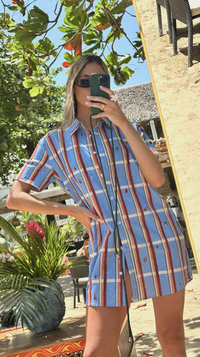 Camisa Milo SS26 - Blu 