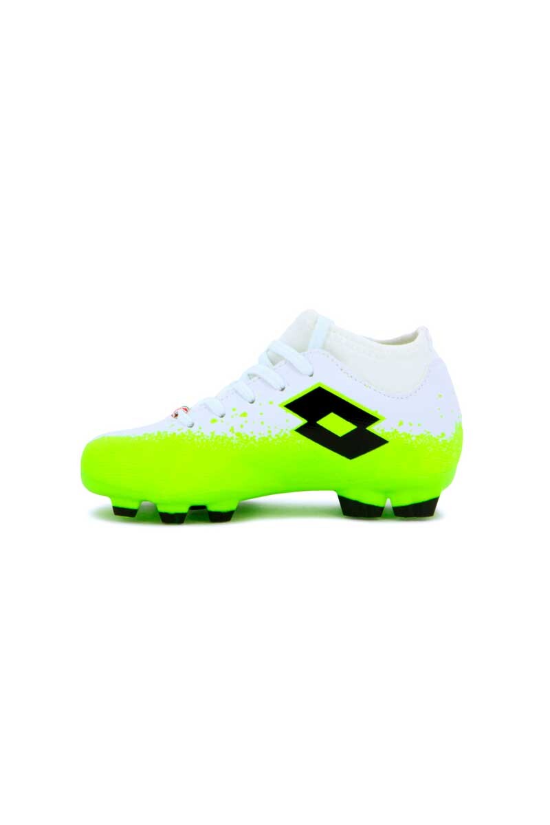 ZAPATO DE FUTBOL CANCHA LOTTO NIÑO MODELO PERUGIA Blanco
