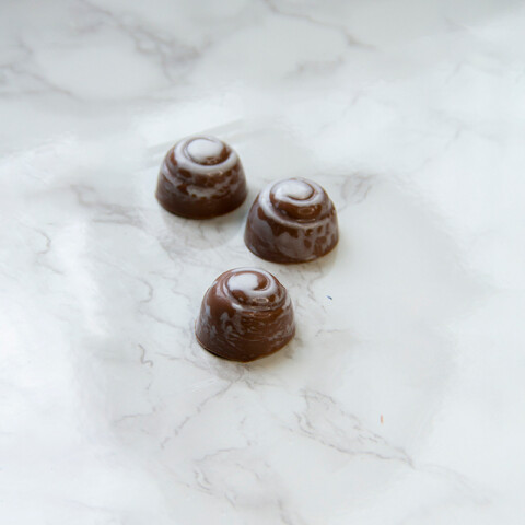 Placa Simple Bombón Espiral Placa Simple Bombón Espiral