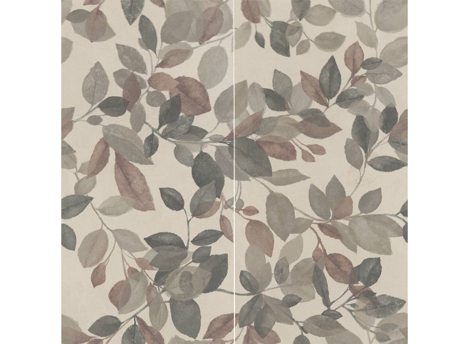 Porcelanato Decorado Hojas Mate 120X120Cm Piso Pared 
