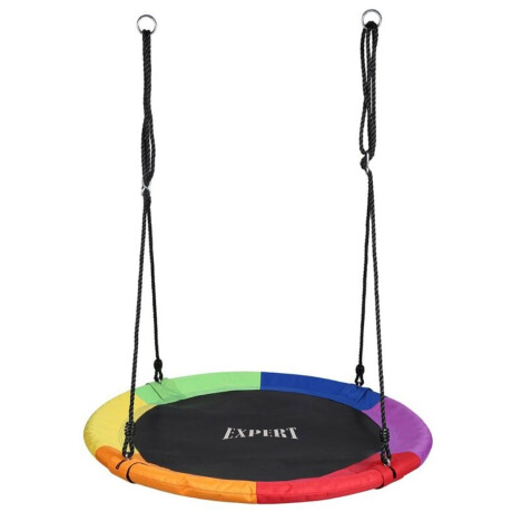 Hamaca De Jardín Base Circular Niños Columpio 100cm Varios