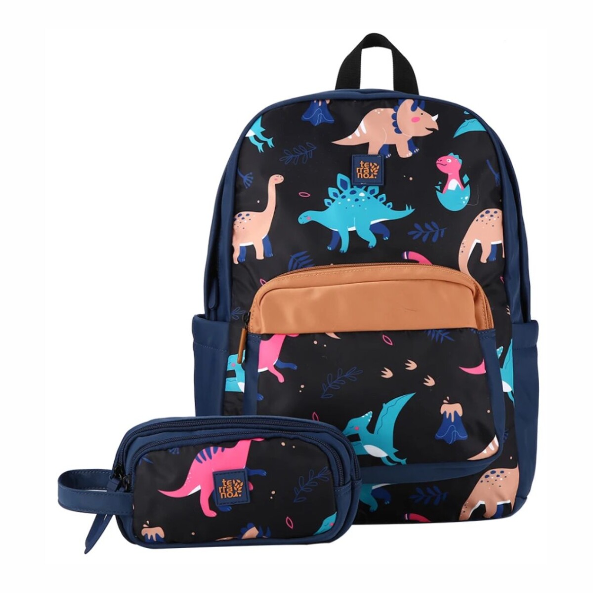 Kit Mochila + Cartuchera kids - Dino 