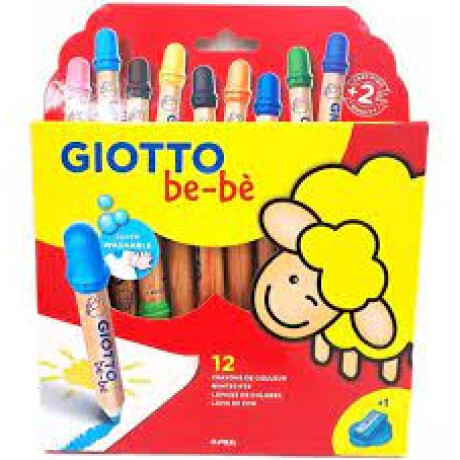 LAPICES DE COLORES GIOTTO BEBE X 12 LAPICES DE COLORES GIOTTO BEBE X 12