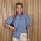 Camisa Magui Azul Melange