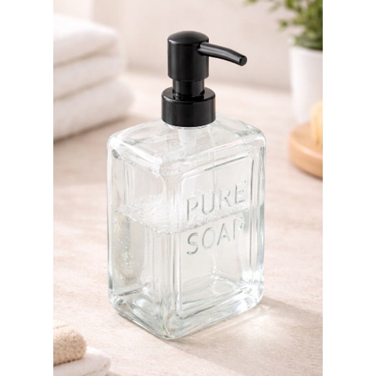 DISPENSADOR PURE 450ML - TRANSPARENTE 