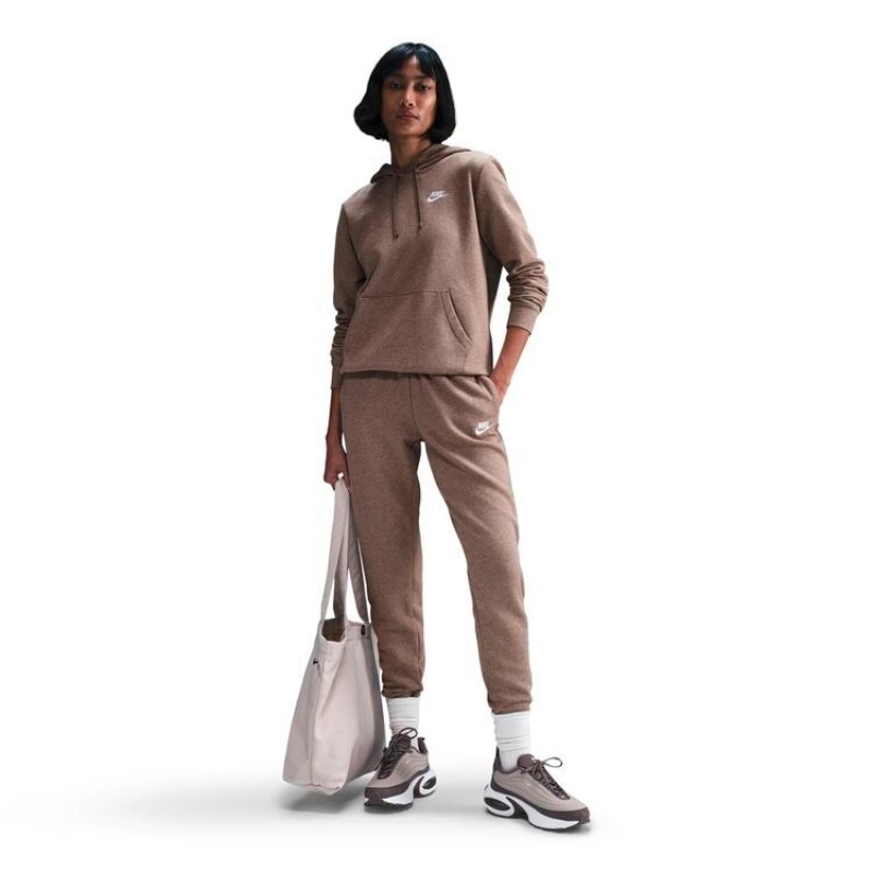 Abrigo Nike Sportswear Club Fleece de Mujer Chocolate