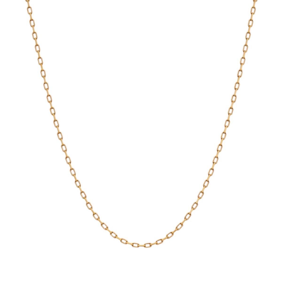 Cadena oro Force fina-Oro bajo -Sin Piedra-CD8005 - sinpiedra 
