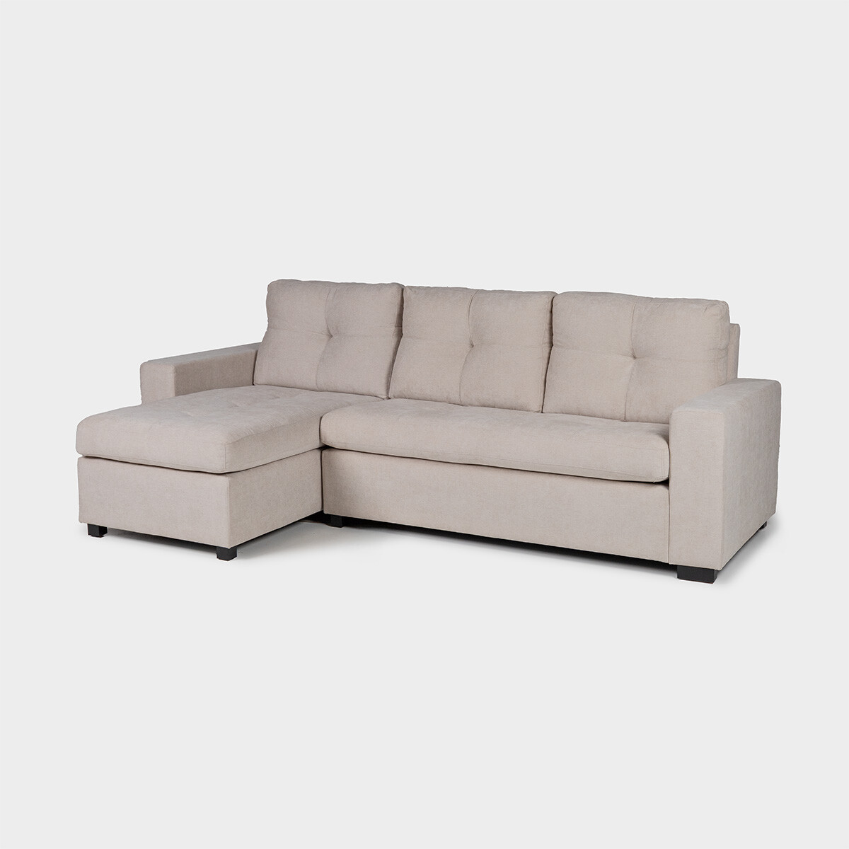 Rinconera Sensa - Tela Microfibra - Chaise izquierdo - TC 1010 (Beige) 