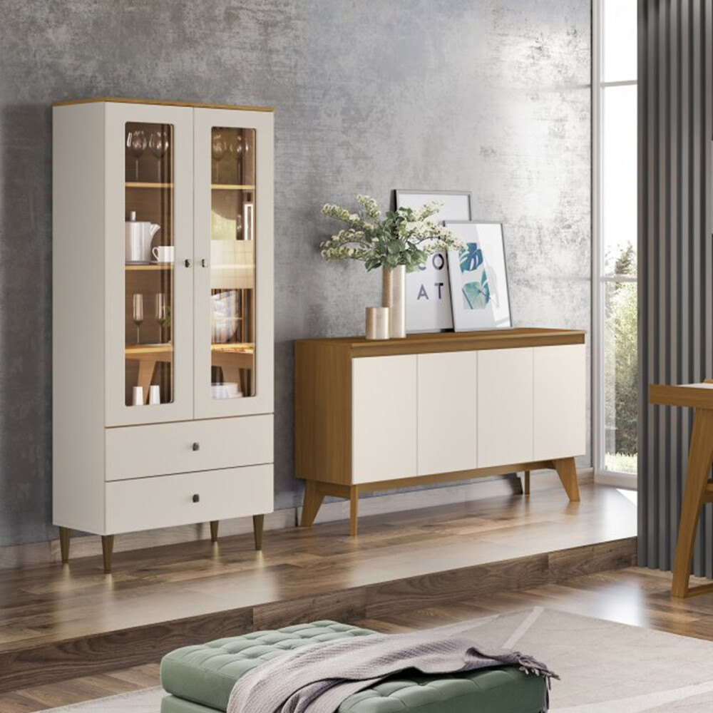 CRISTALERO 2 PUERTAS EN VIDRIO 2 CAJONES COPERO BOTELLERO ARMARIO ESTANTERÍA CRISTALERO 2 PUERTAS EN VIDRIO 2 CAJONES COPERO BOTELLERO ARMARIO ESTANTERÍA