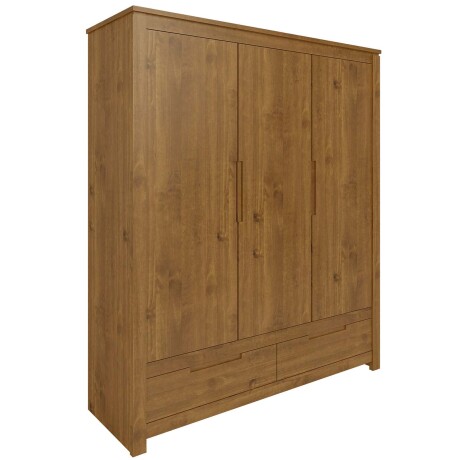 PLACARD ROPERO 3 PUERTAS MADERA NATURAL-BEIGE FRESNO