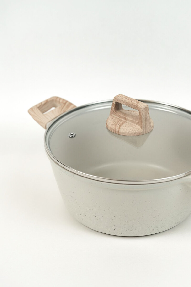 Olla De Inducción Vionna, 24 Cm C/tapa - Color Unico 