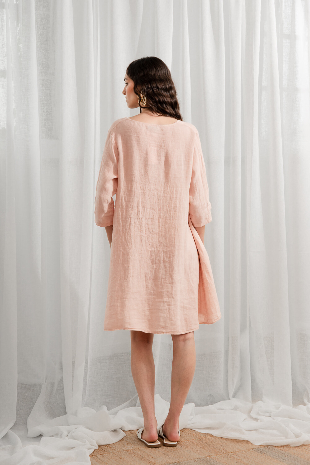 Vestido Certaldo Rosa Viejo