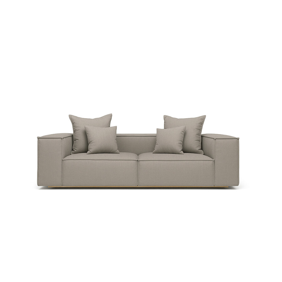 Sillón Luciana 3 Cuerpos Gris