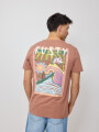 T-SHIRT RINZA RUSTY Tostado