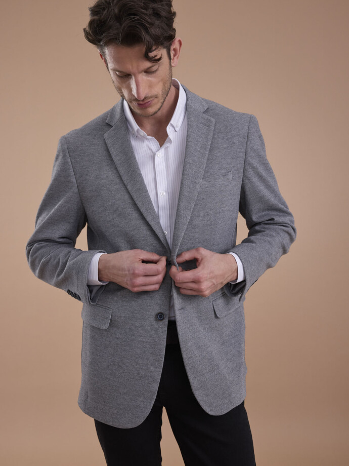 BLAZER DON 2.0 GRIS OSCURO MELANGE