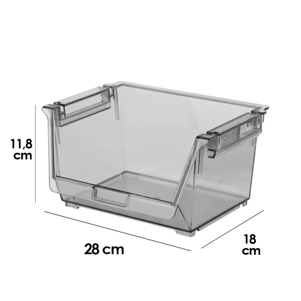 Organizador transparente gris