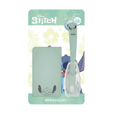 Set Bebé con Cuchara con Protector y Pote Simonaggio Stitch U