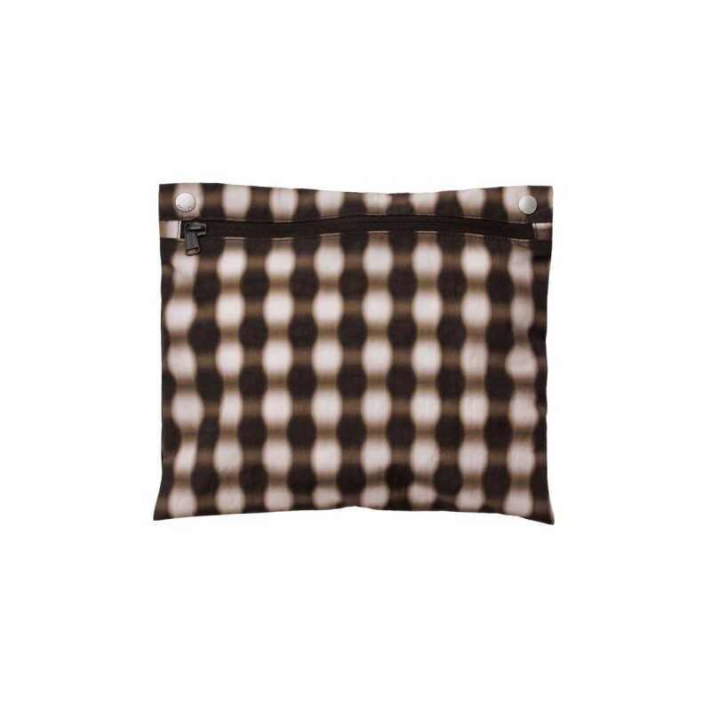 Bolso de mano grande para Carry on Blurred Gingham Brown
