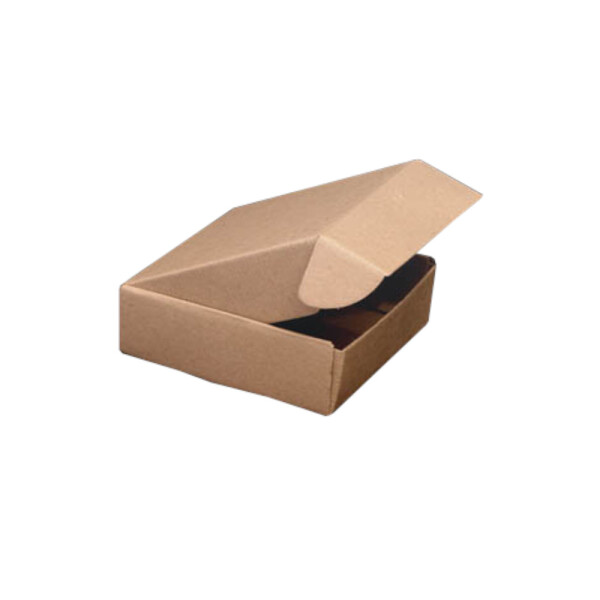 CAJA CARTON 27X22X6.5 CM. PARA 12 EMPANADAS MARRON