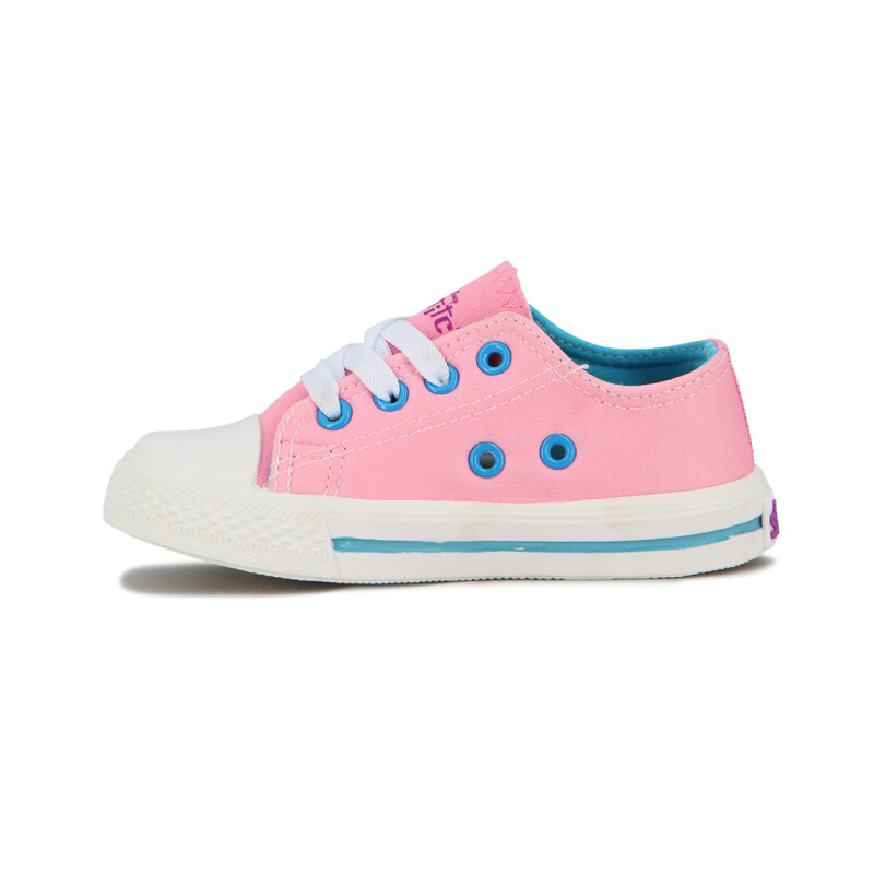 Disney Lona Baja Clásica Stitch Rosado-celeste