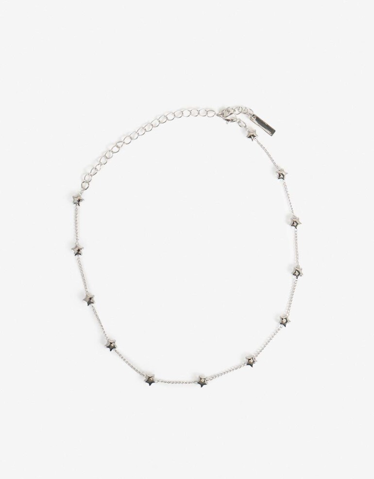Chokers Metal Chokers New Indie - Plateado Rodio