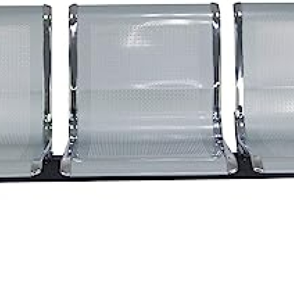 Tandem De 3 Asientos De Metal Para Sala De Espera Plateado