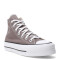 Championes Unisex Chuck Taylor All Star Lift Platform Gris - Blanco