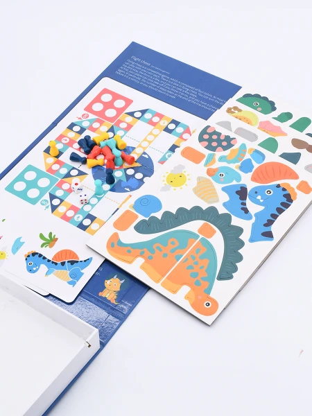 PUZZLE DINOSAURIOS MULTICOLOR