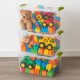 Set x3 Caja organizadora 28 lts Wenbox TRANSPARENTE