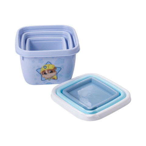 Pack x 3 Recipientes Connect Paw Patrol CELESTE