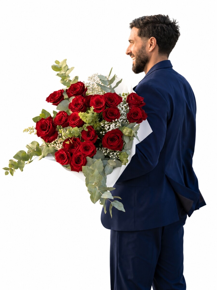 RAMO DE 18 ROSAS ROJAS RAMO DE 18 ROSAS ROJAS