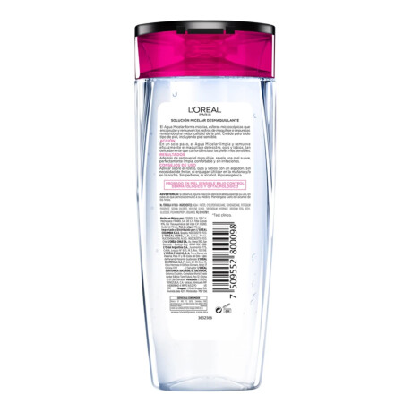 Agua Micelar L'Oréal Paris Bifásica Hidratación Total 200ml Agua Micelar L'Oréal Paris Bifásica Hidratación Total 200ml