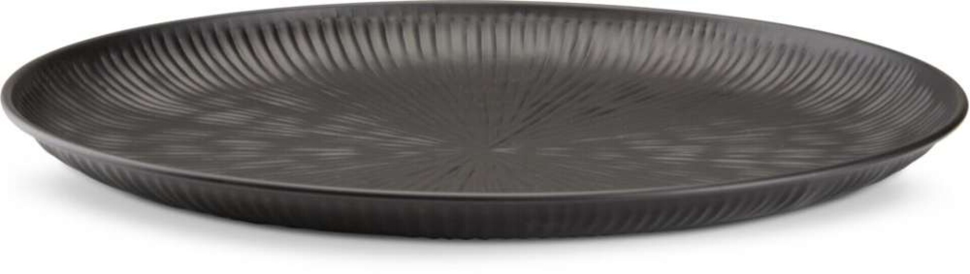 Bandeja Decorativa Ingmund Ø39Xh2 Cm - Negra 