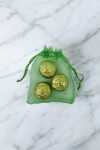 Bolsa organza 8x11 cm. VERDE BENETTON