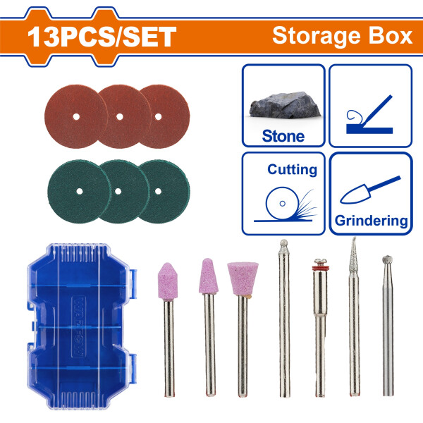 SET X 13PCS PARA MINI TORNO WADFOW WRR2013 SET X 13PCS PARA MINI TORNO WADFOW WRR2013