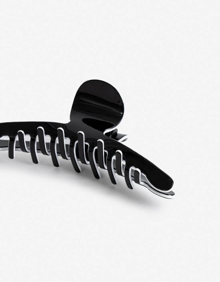 Broche Acrilico Broche Angosto De Acrílico. - Combinacion Bicolor