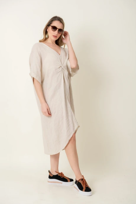 VESTIDO FIORALBA Beige