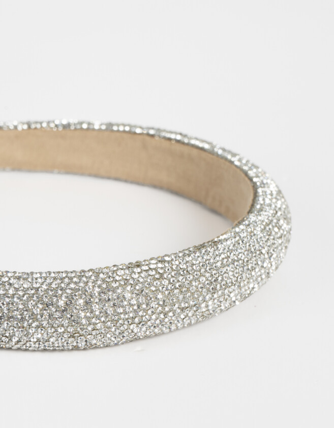 Vinchas Rígidas Con strass Vincha Rígida Glowshine - Plateado
