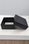 Caja 04 - 12x12x6 cm. NEGRO