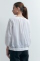 Blusa bordada blanco