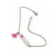 Pulsera con placa para grabar Pulsera con placa para grabar