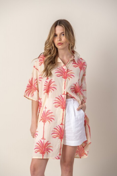 Camisa Atoll Palms